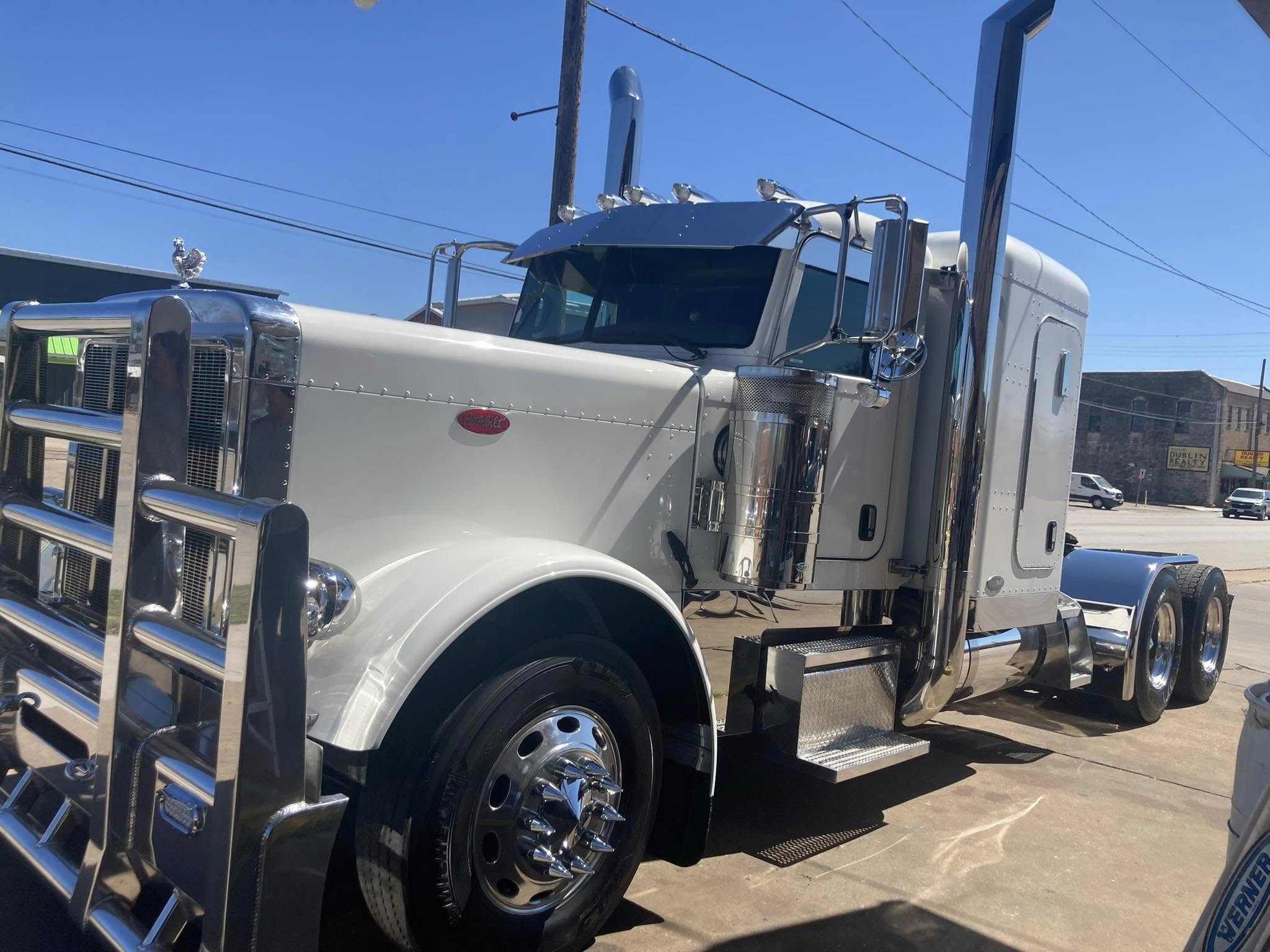 Semi truck cab detailed by Texas Car Detail in Dublin, TX